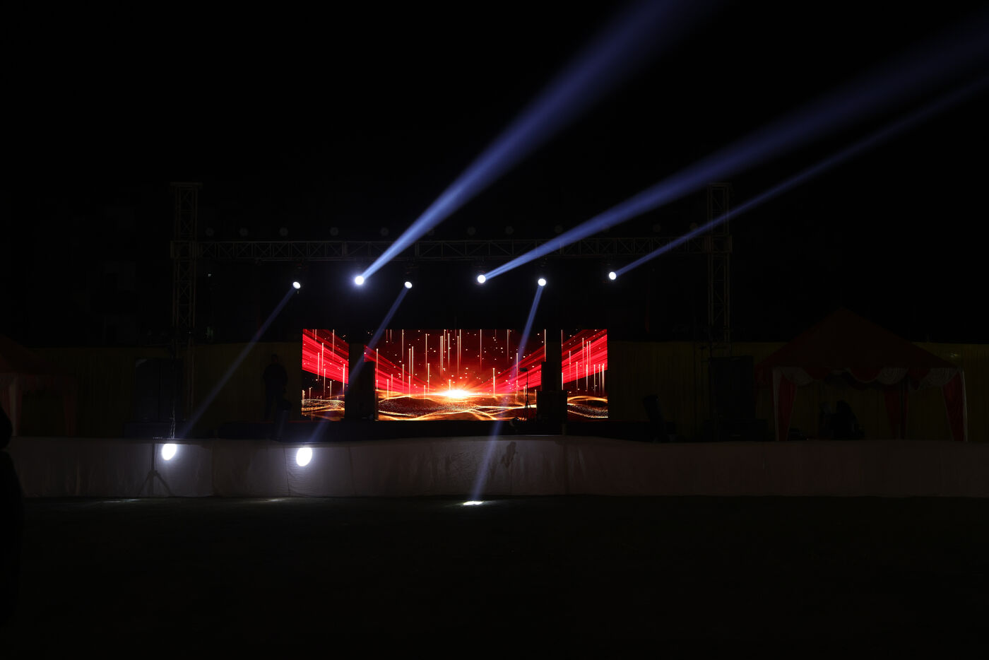 Genesis'26 stage lighting